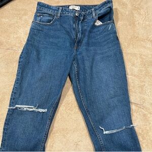Abercrombie & fitch Blue Distressed Jeans